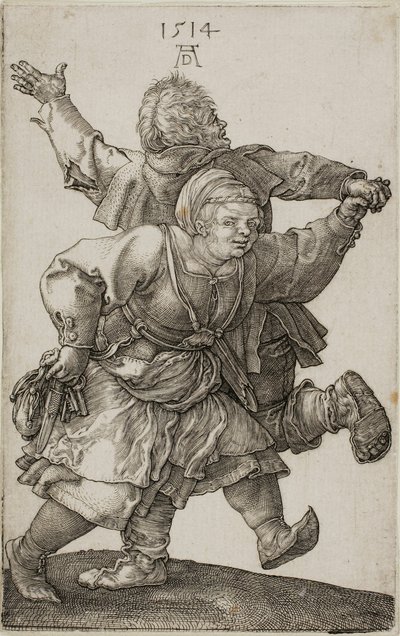 Bauernpaar tanzt von Albrecht Dürer