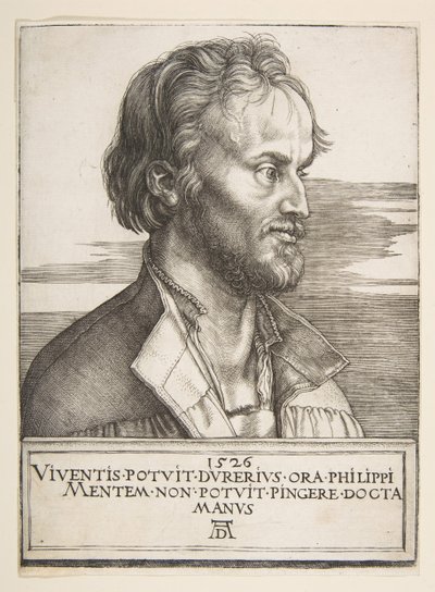 Philip Melanchthon, 1526 von Albrecht Dürer