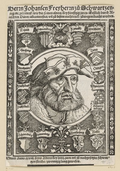 Porträt des Johannes Freiherr zu Schwarzenberg von Albrecht Dürer