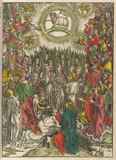 Offenbarung des Johannes: Die Anbetung des Lammes von Albrecht Dürer