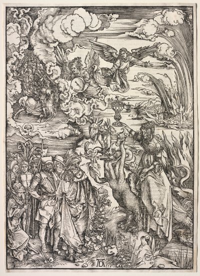 Offenbarung des Johannes: Die Frau von Babylon, 1511 von Albrecht Dürer