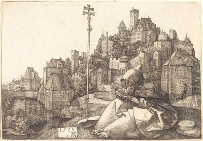 Der heilige Antonius beim Lesen von Albrecht Dürer