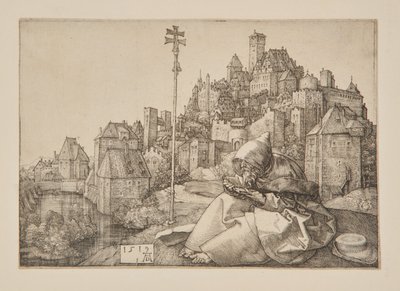 Der heilige Antonius beim Lesen von Albrecht Dürer