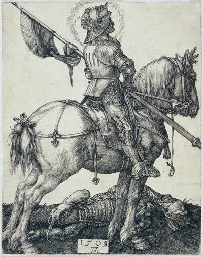 Heiliger Georg zu Pferd (Bartsch 54) von Albrecht Dürer