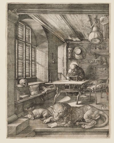 Der heilige Hieronymus in seinem Studierzimmer von Albrecht Dürer