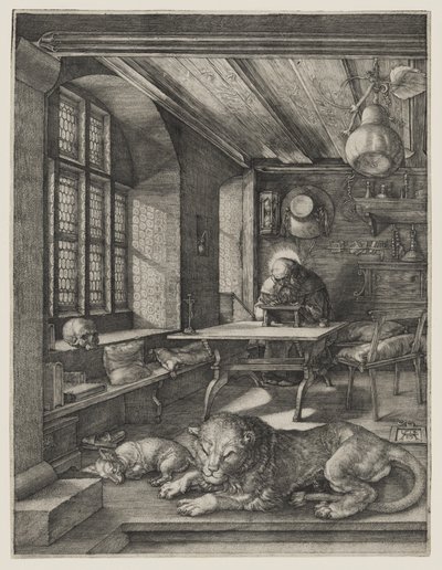 Der heilige Hieronymus in seinem Studierzimmer von Albrecht Dürer