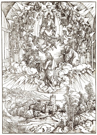 Heiliger Johannes vor Gott und den Ältesten von Albrecht Dürer