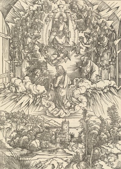 Johannes vor Gott und den Ältesten von Albrecht Dürer