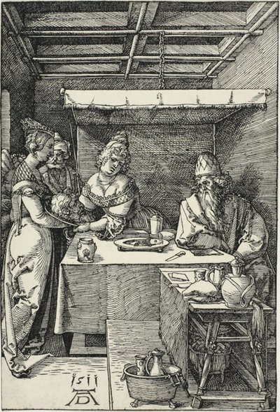 Salome präsentiert Herodias den Kopf von Johannes dem Täufer von Albrecht Dürer