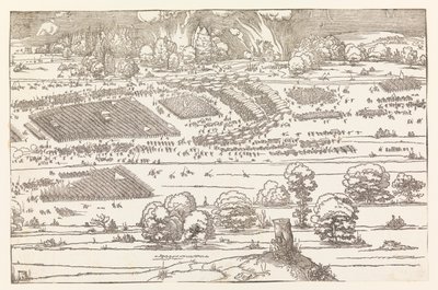 Belagerung einer Stadt (Teil 2) von Albrecht Dürer