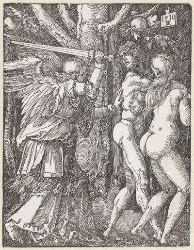 Kleine Passion: 2. Vertreibung aus dem Paradies von Albrecht Dürer