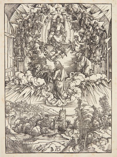 St. Johannes vor Gott und den Ältesten von Albrecht Dürer