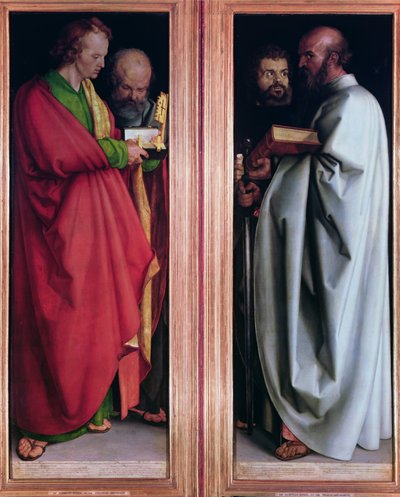 St. Johannes mit St. Peter und St. Paul mit St. Markus von Albrecht Dürer