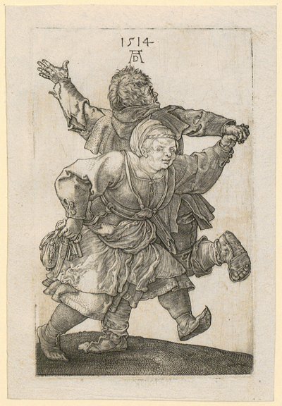 Tanzendes Bauernpaar von Albrecht Dürer