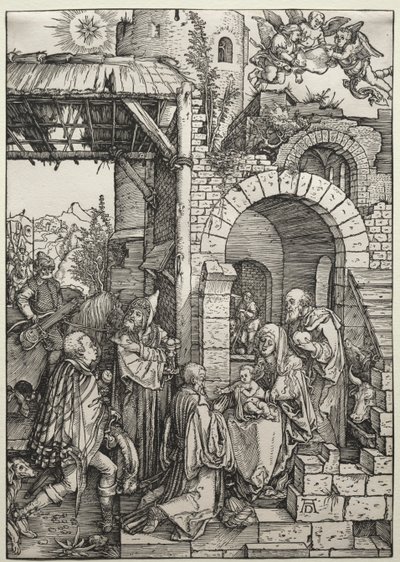 Die Anbetung der Könige, ca. 1501-1503 von Albrecht Dürer
