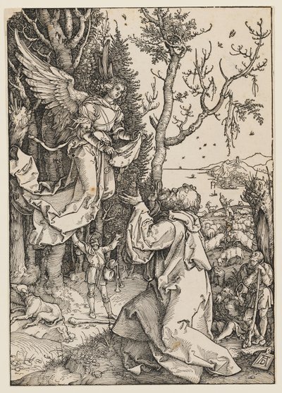 Der Engel erscheint Joachim von Albrecht Dürer