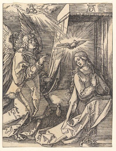 Die Verkündigung, aus "Die Kleine Passion" von Albrecht Dürer