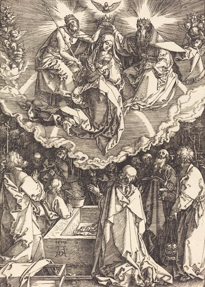 Die Himmelfahrt und Krönung der Jungfrau, 1510 von Albrecht Dürer