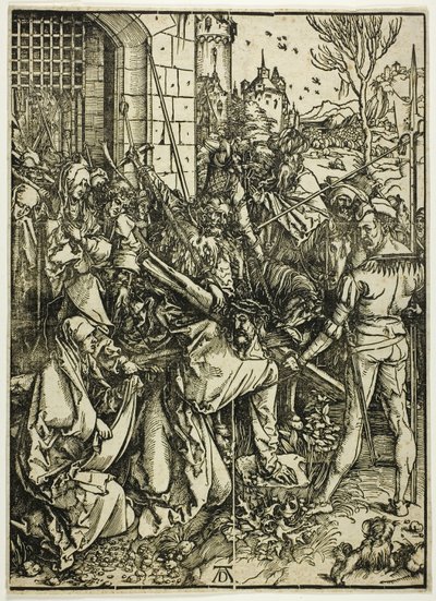 Das Tragen des Kreuzes, aus Die Große Passion von Albrecht Dürer