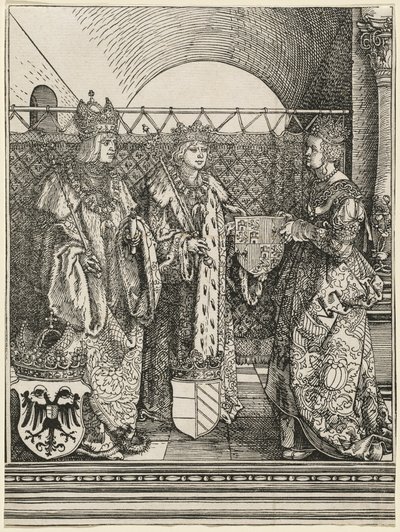 Die Verlobung von Philipp dem Schönen mit Johanna von Kastilien von Albrecht Dürer