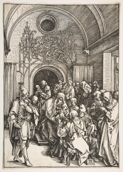 Die Beschneidung, aus Das Leben der Jungfrau von Albrecht Dürer