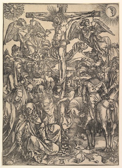 Die Kreuzigung, aus Die Große Passion, ca. 1498 von Albrecht Dürer