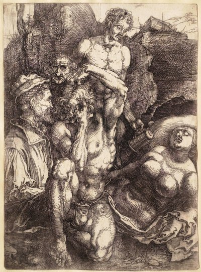 Der verzweifelte Mann von Albrecht Dürer