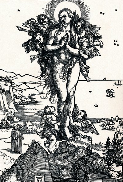Die Erhebung der Maria Magdalena, 1500, 1906 von Albrecht Dürer