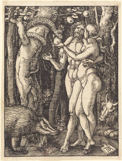 Der Sündenfall von Albrecht Dürer