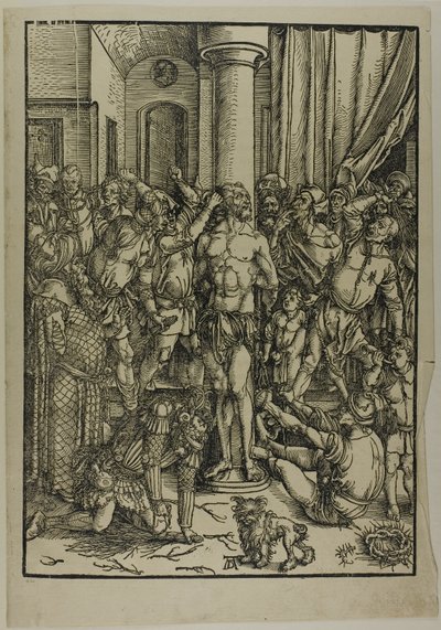 Die Geißelung, aus Die Große Passion von Albrecht Dürer