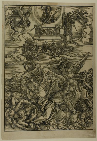 Die vier rächenden Engel des Euphrat, aus der Apokalypse von Albrecht Dürer