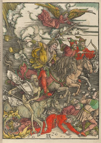 Die vier Reiter der Apokalypse von Albrecht Dürer