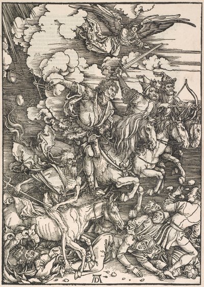 Die vier Reiter, aus Die Apokalypse des Johannes von Albrecht Dürer