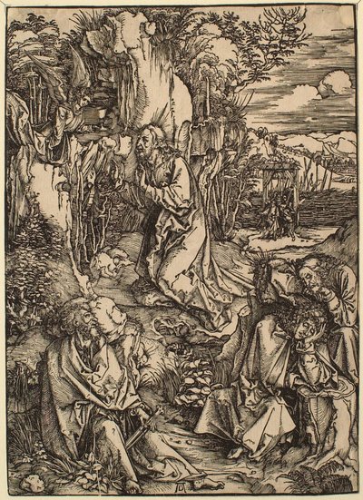 Die Große Passion: Christus am Ölberg von Albrecht Dürer