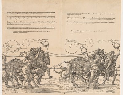 Der große Triumphwagen von Kaiser Maximilian, 1523 von Albrecht Dürer