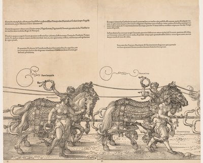 Der große Triumphwagen von Kaiser Maximilian, 1523 von Albrecht Dürer