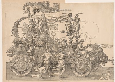 Der große Triumphwagen von Kaiser Maximilian, 1523 von Albrecht Dürer