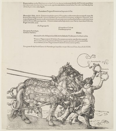 Der große Triumphwagen: Experientia und Solertia von Albrecht Dürer