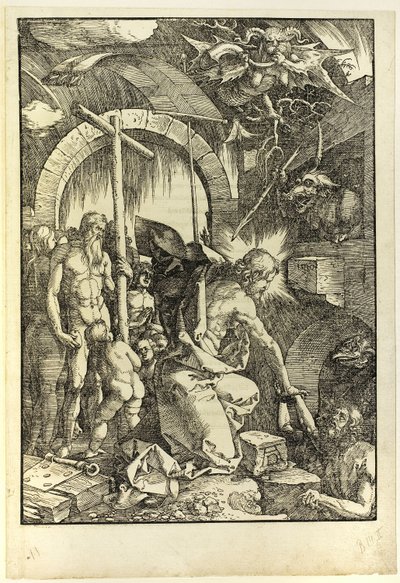 Die Höllenfahrt Christi, aus der Großen Passion von Albrecht Dürer