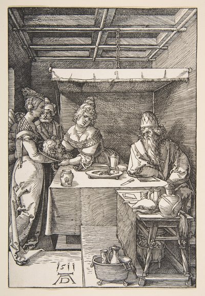 Der Kopf von Johannes dem Täufer wird Herodes gebracht von Albrecht Dürer