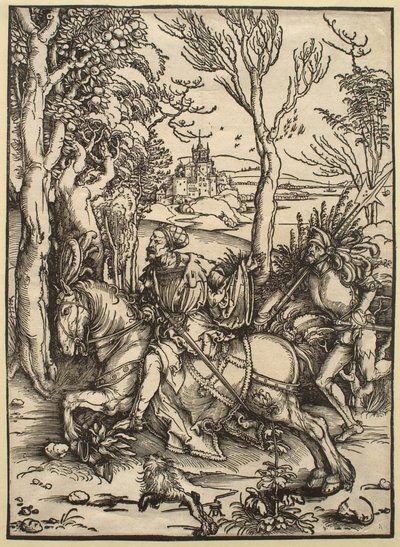 Der Ritter zu Pferd und der Landsknecht von Albrecht Dürer
