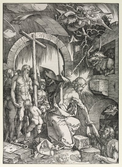Die Große Passion: Christus steigt in die Vorhölle hinab, 1510 von Albrecht Dürer