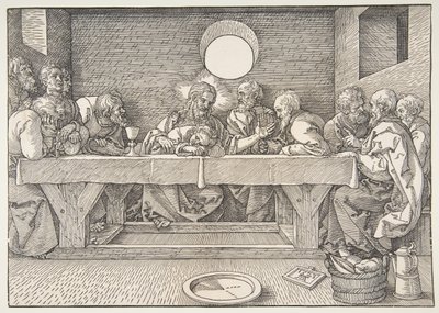 Das letzte Abendmahl, 1523 von Albrecht Dürer