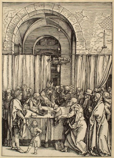 Das Leben der Jungfrau: Joachims Opfer wird abgelehnt von Albrecht Dürer