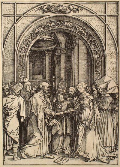 Das Leben der Jungfrau: Die Verlobung der Jungfrau von Albrecht Dürer