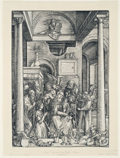 Das Leben der Jungfrau: Die Verherrlichung der Jungfrau von Albrecht Dürer