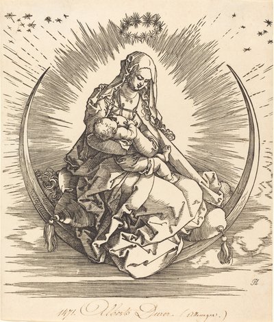 Die Madonna auf der Mondsichel, 1510-1511 von Albrecht Dürer
