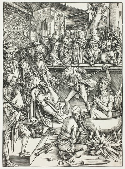Das Martyrium des Heiligen Johannes, aus Die Apokalypse von Albrecht Dürer
