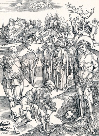 Das Martyrium des Heiligen Sebastian, ca. 1495 von Albrecht Dürer