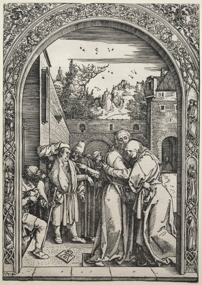 Das Treffen von Joachim und Anna am Goldenen Tor, 1504 von Albrecht Dürer